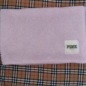 PINK by Victoria's Secret pastel pink blanket